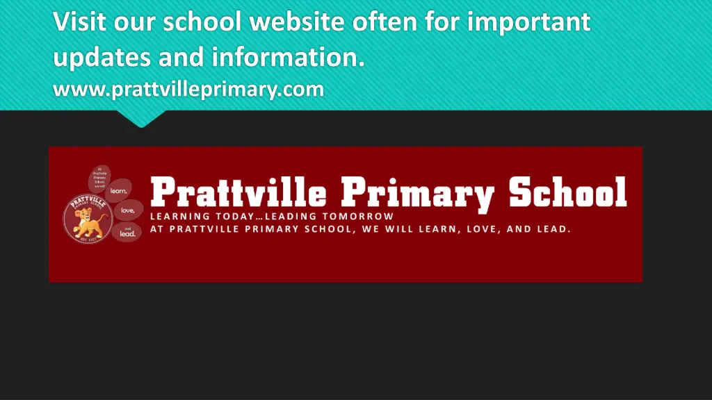 visit our school website often for important