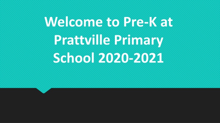 welcome to pre k at prattville primary school