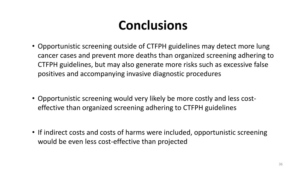 conclusions