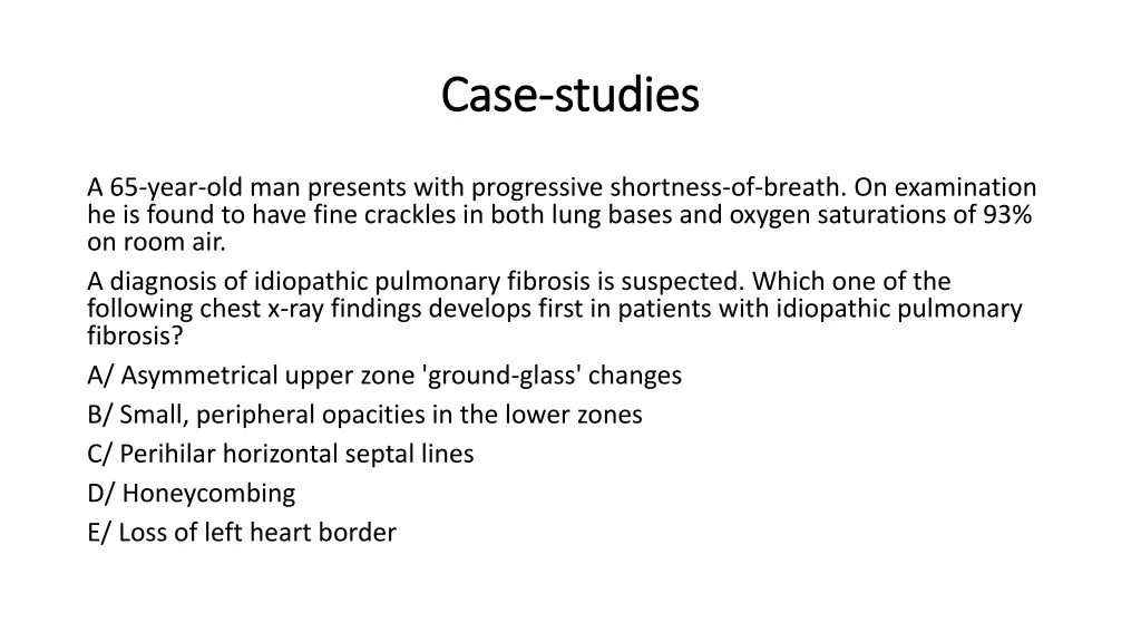 case case studies studies