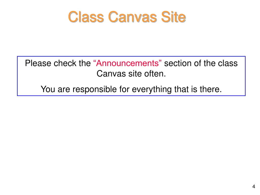 class canvas site