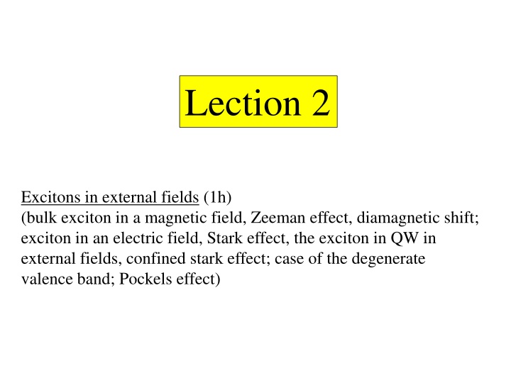 lection 2