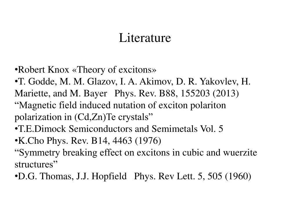 literature