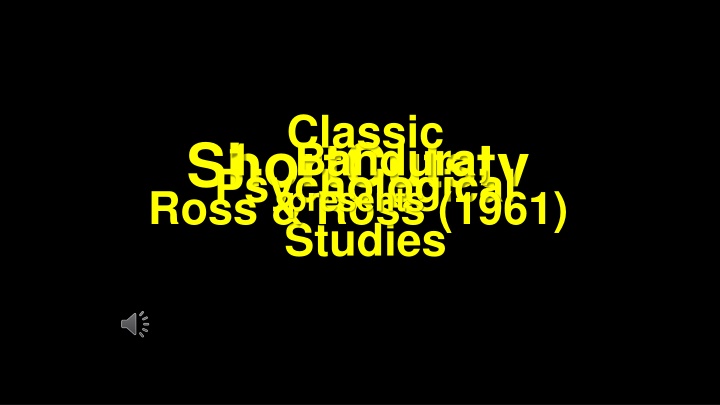 classic 1 bandura ross ross 1961