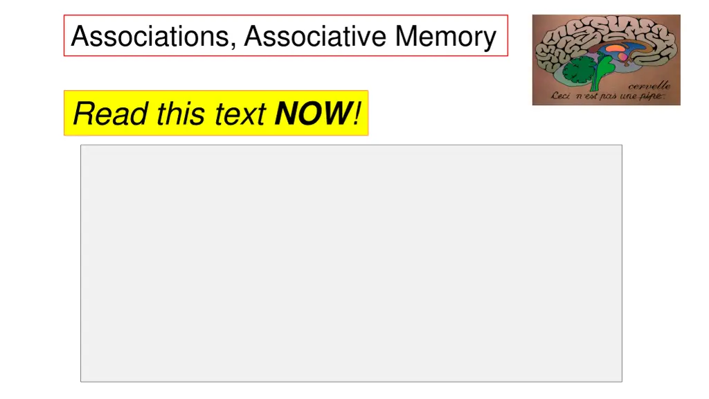 associations associative memory