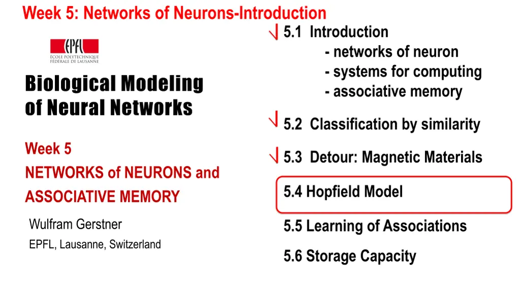 week 5 networks of neurons introduction 3