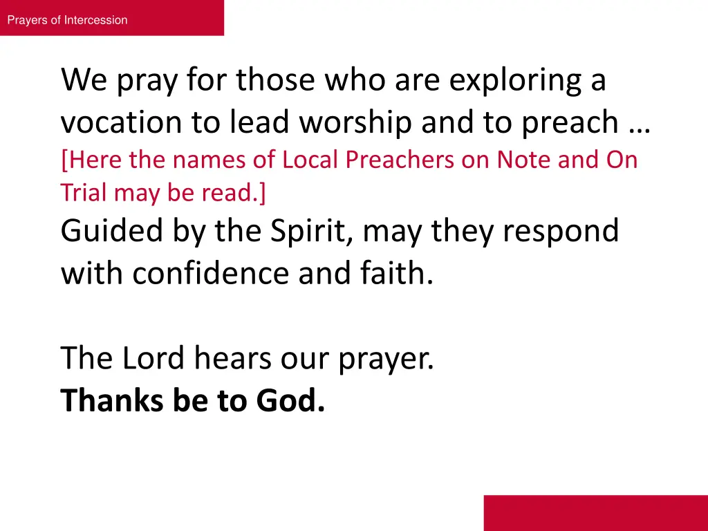 prayers of intercession 3