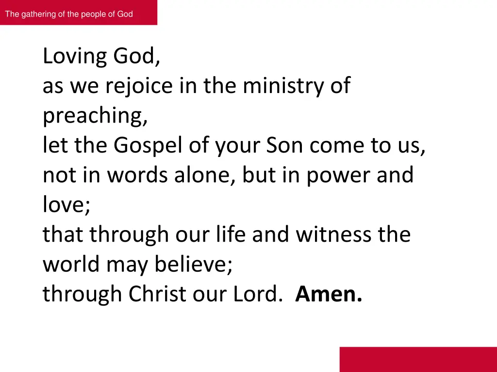 the gathering of the people of god 10
