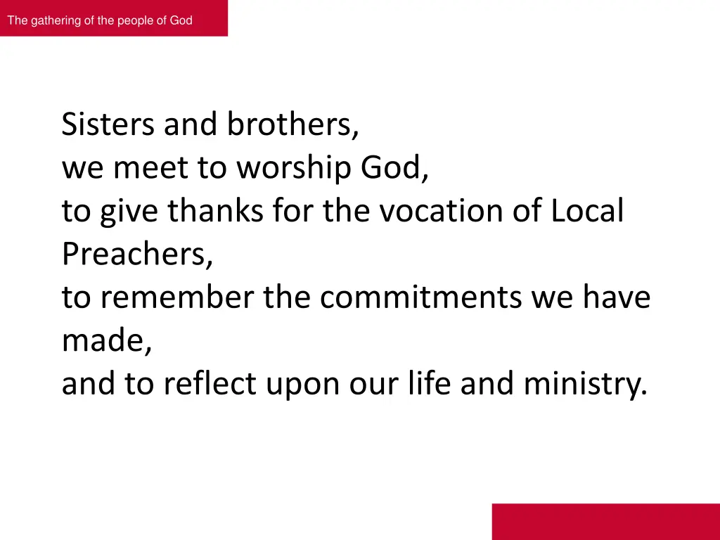 the gathering of the people of god 2