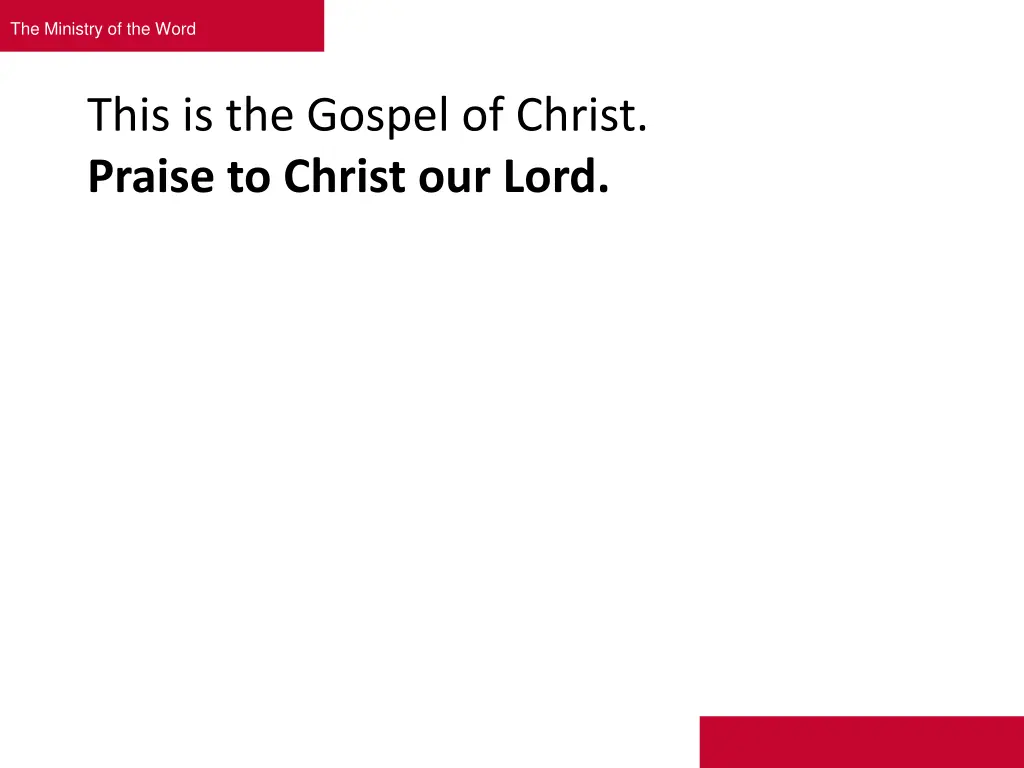 the ministry of the word 3