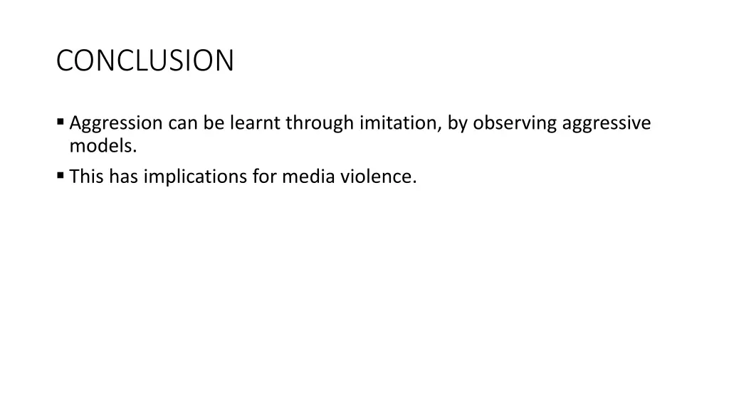 conclusion