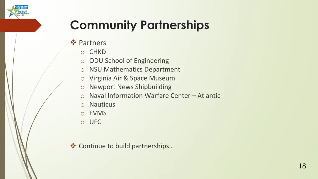 community partnerships