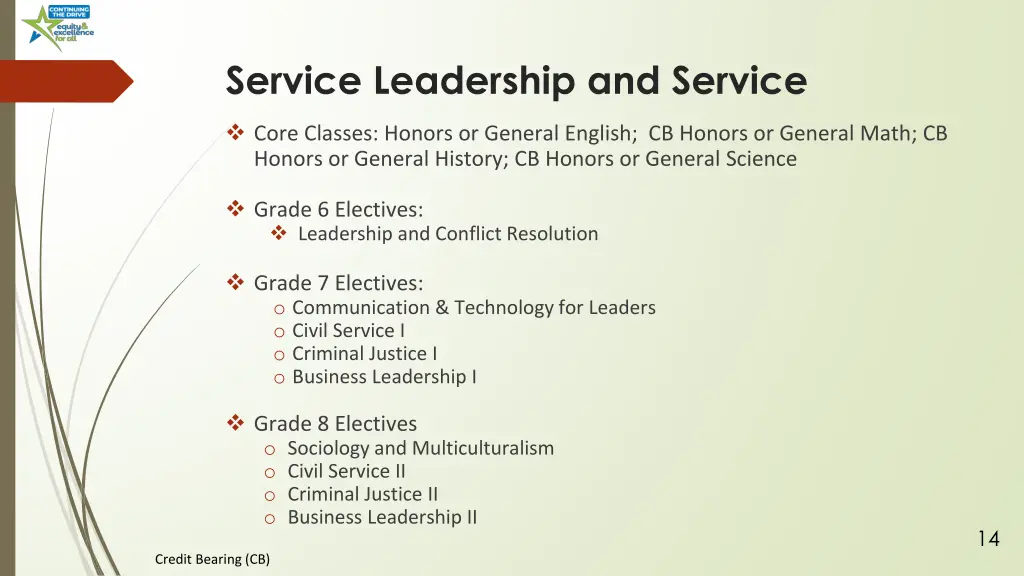 service leadership and service