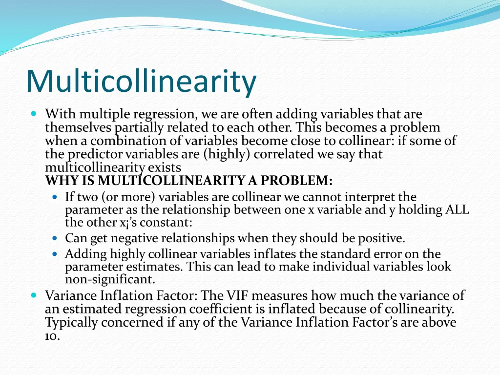 multicollinearity