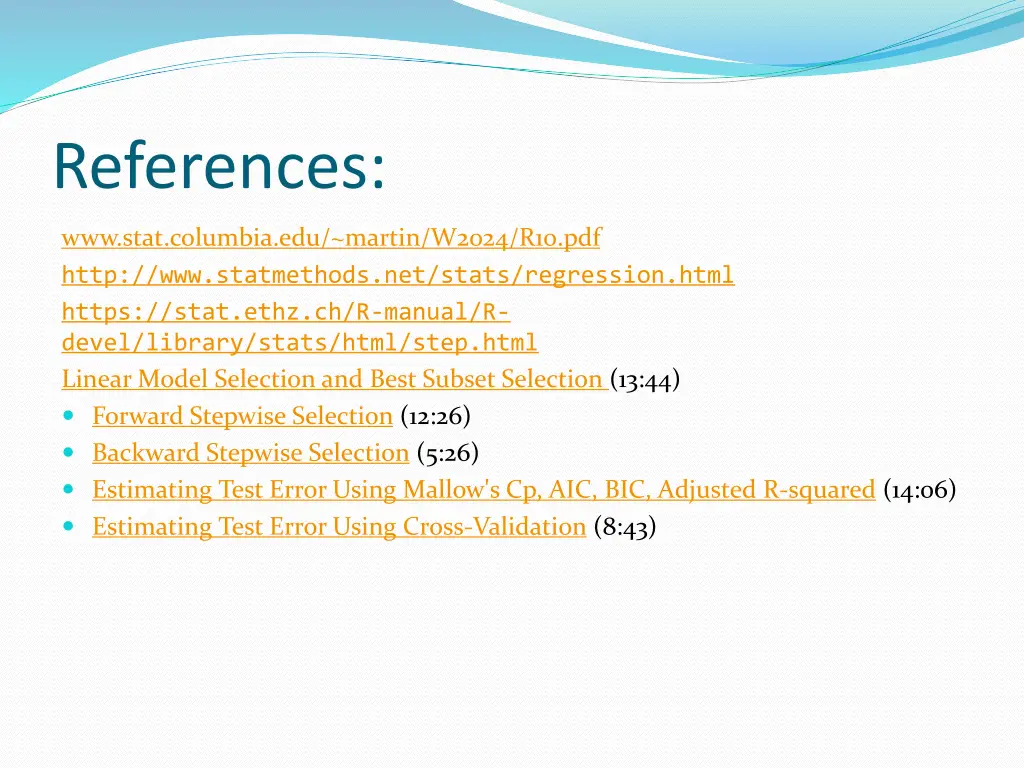 references
