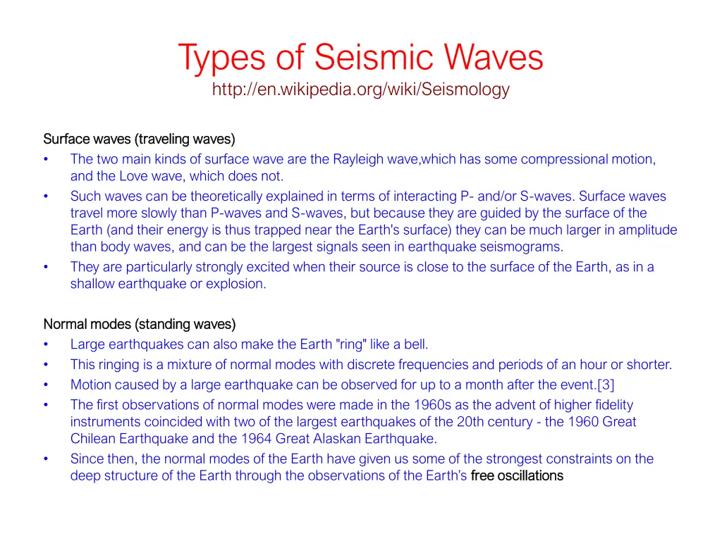 types of seismic waves http en wikipedia org wiki 1