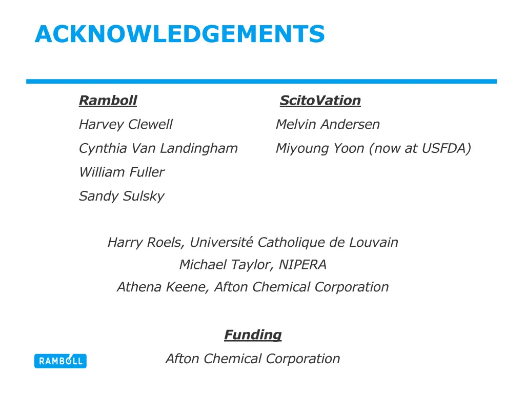 acknowledgements