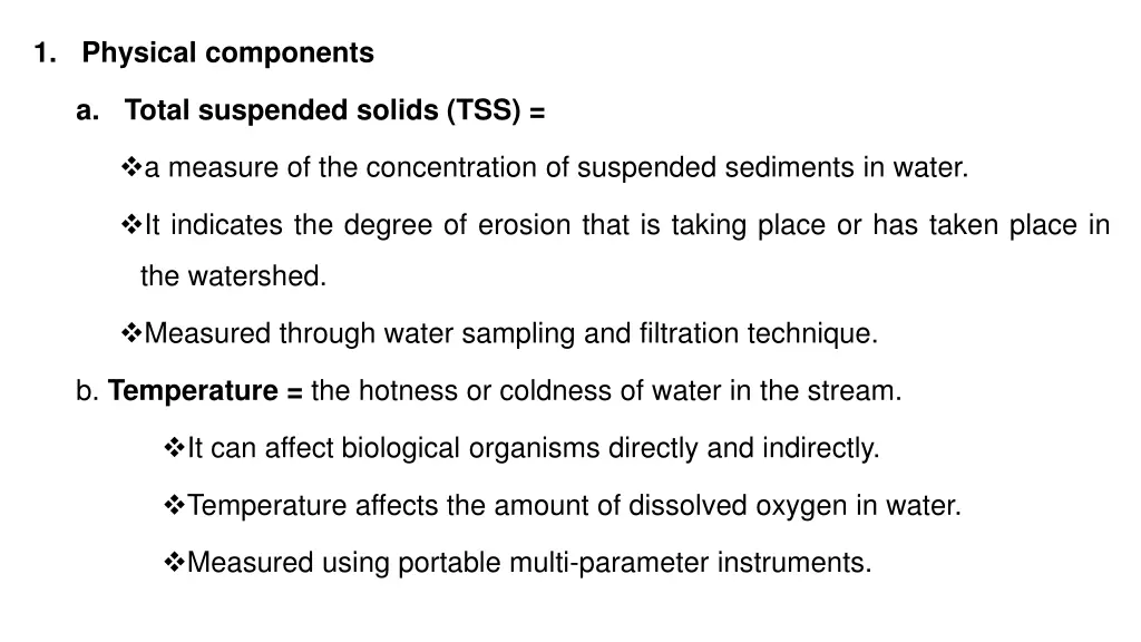 1 physical components