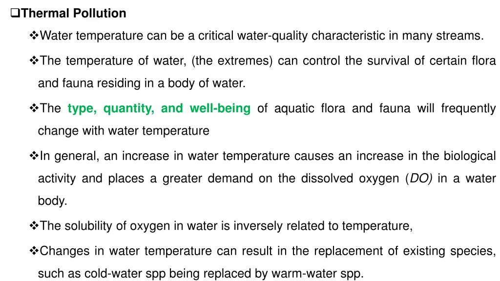 thermal pollution