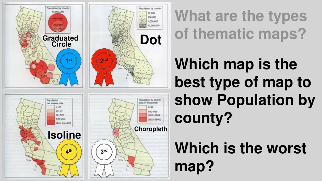 what are the types of thematic maps 2