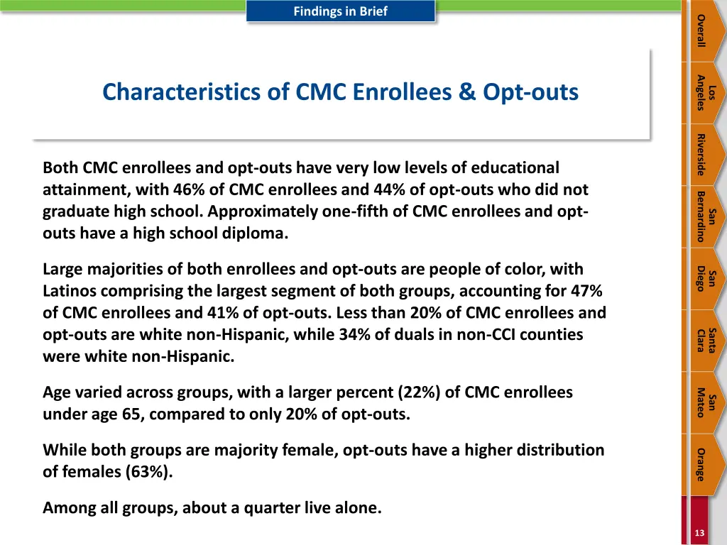 findings in brief 7