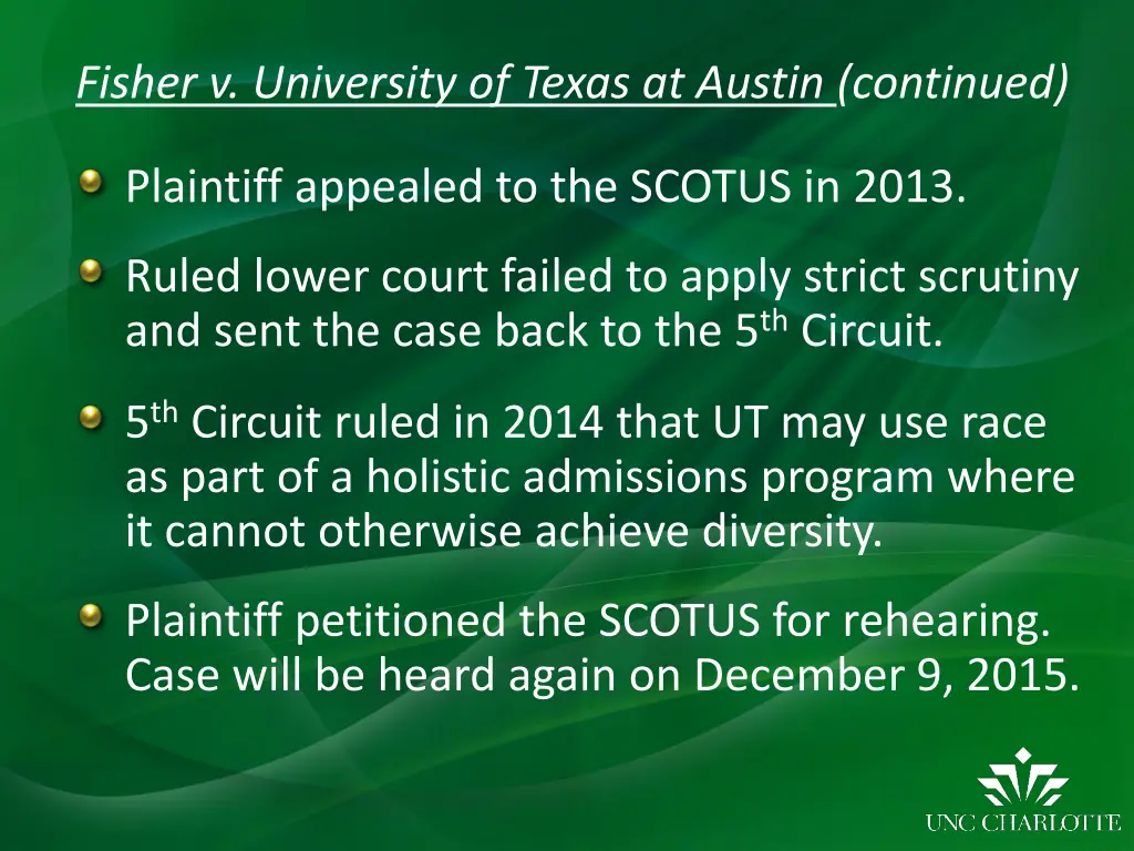 fisher v university of texas at austin continued