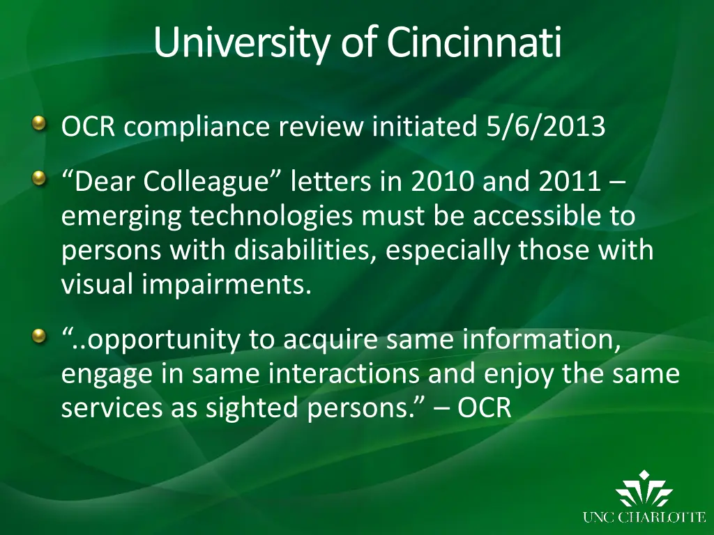 university of cincinnati