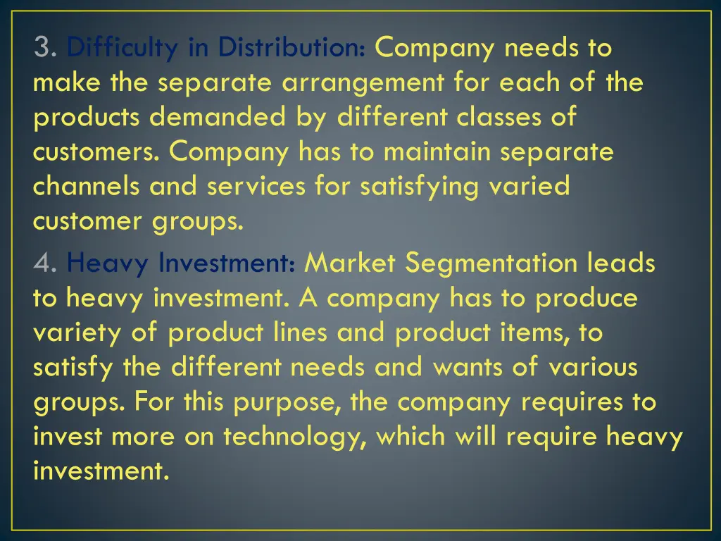 3 difficulty in distribution company needs
