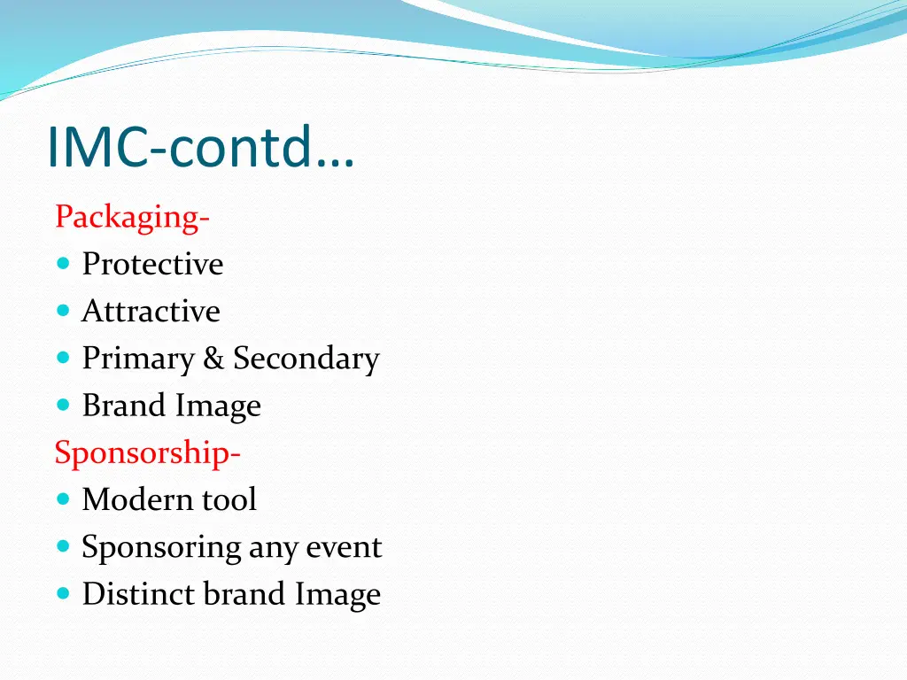 imc contd 1