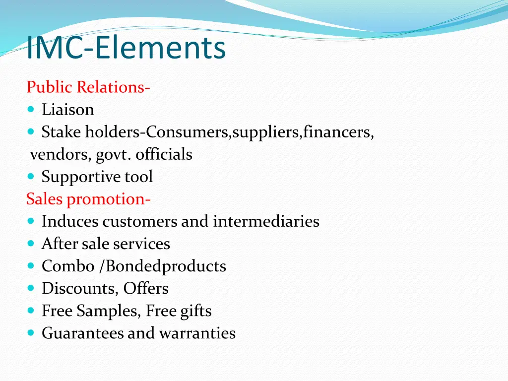 imc elements 2