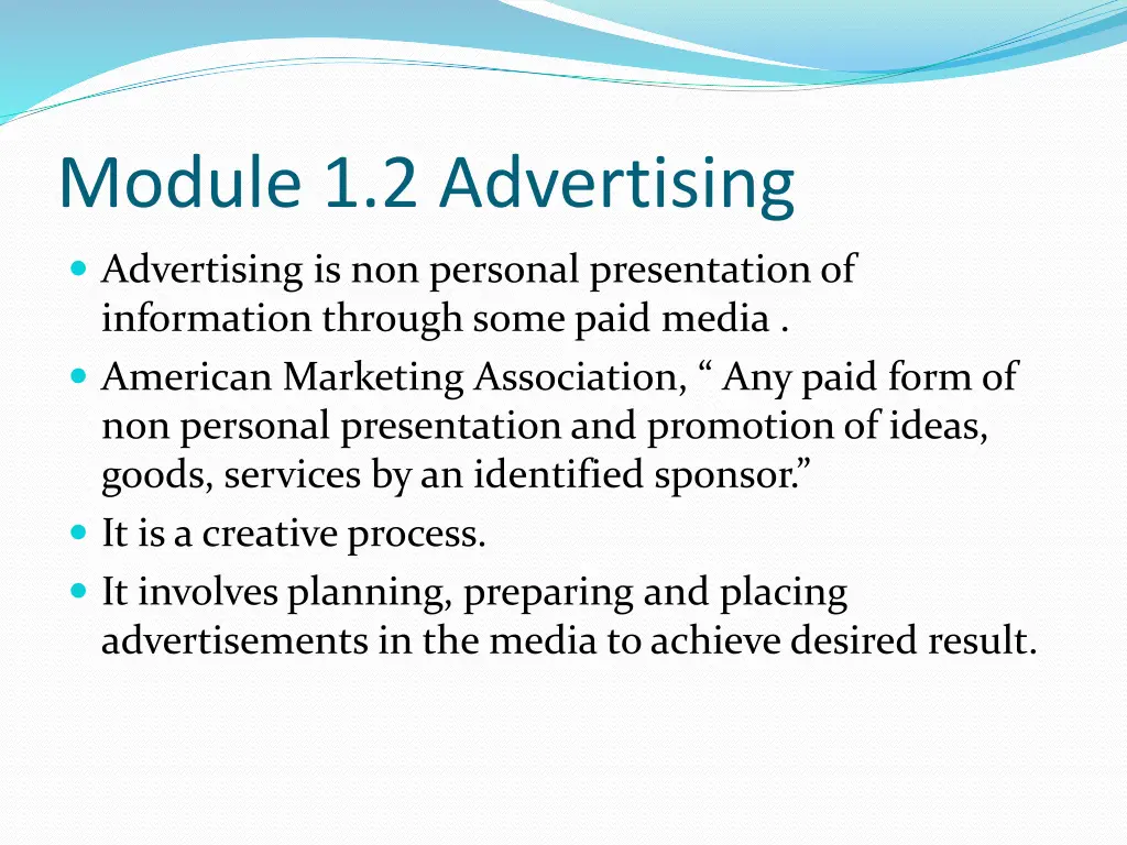module 1 2 advertising