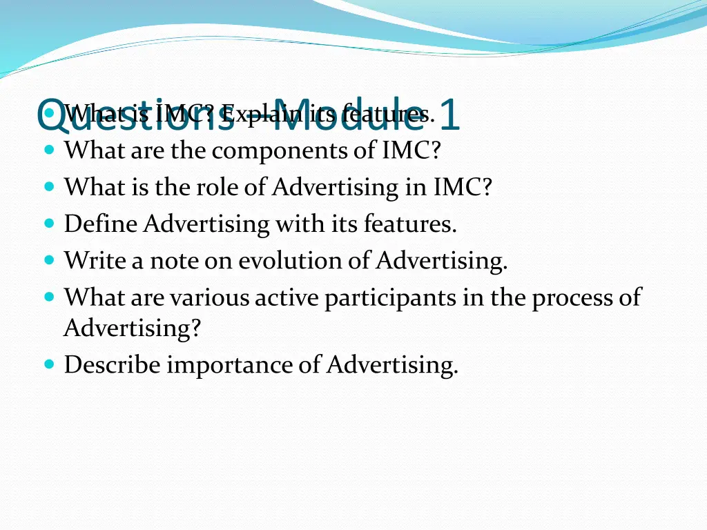 questions module 1 what are the components