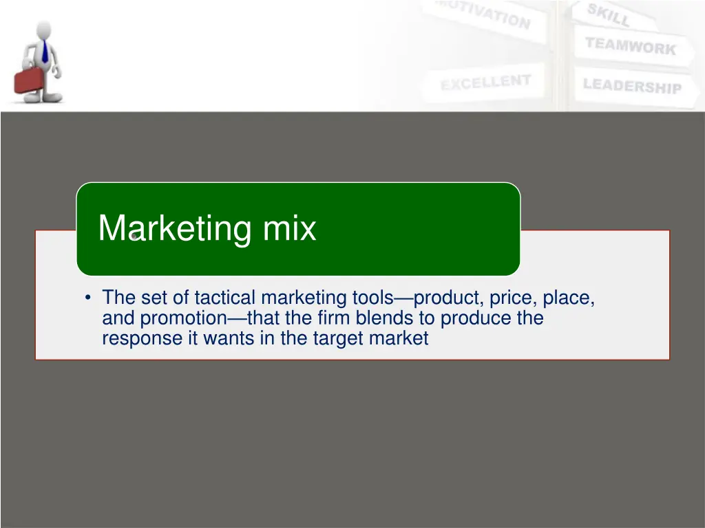 marketing mix