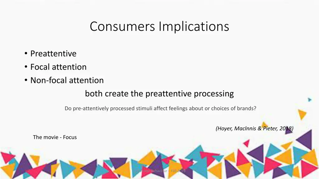 consumers implications