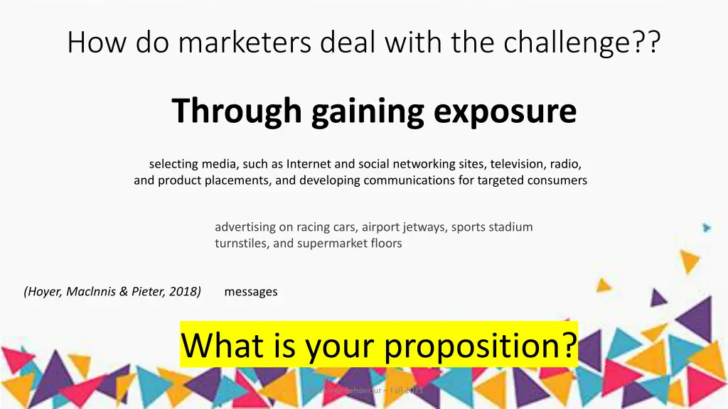 how do marketers deal with the challenge
