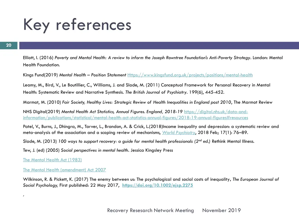 key references 1