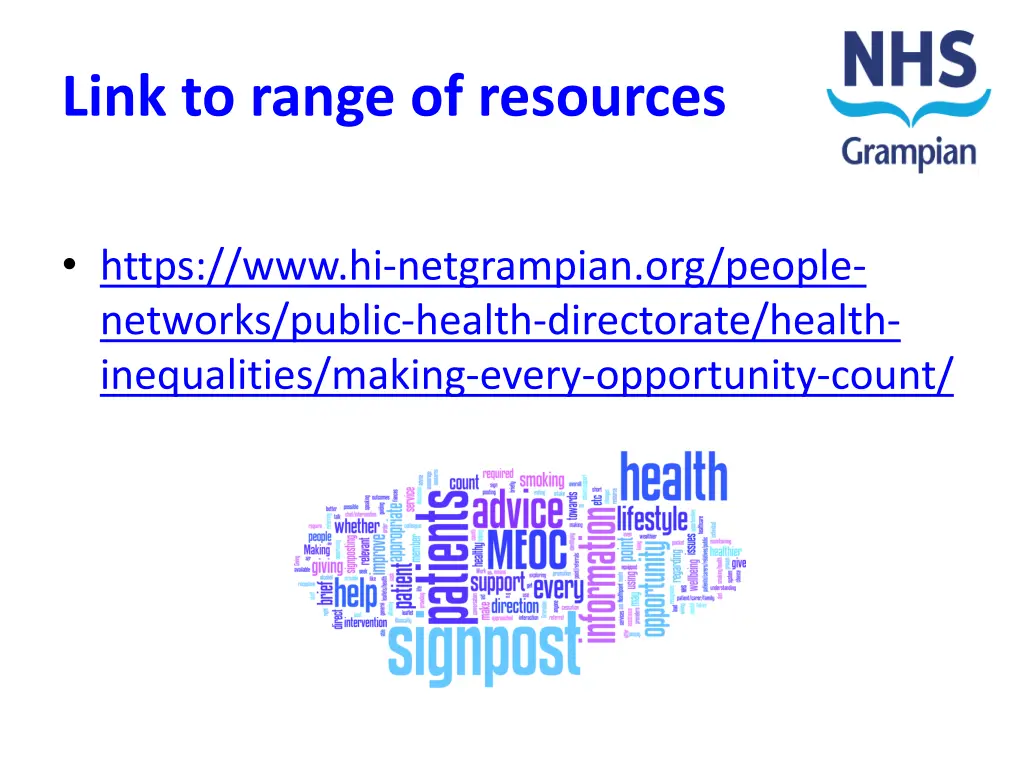 link to range of resources