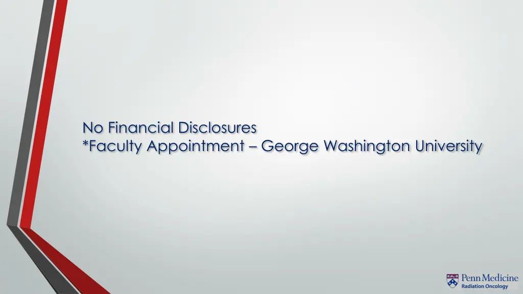 no financial disclosures faculty appointment