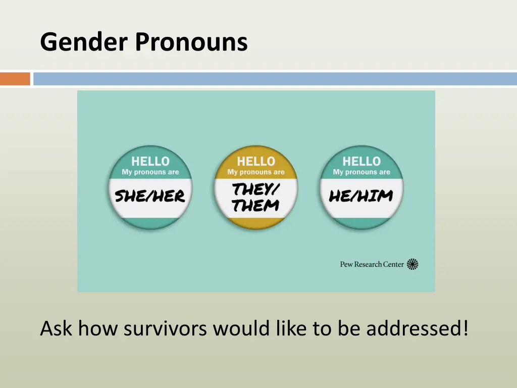 gender pronouns