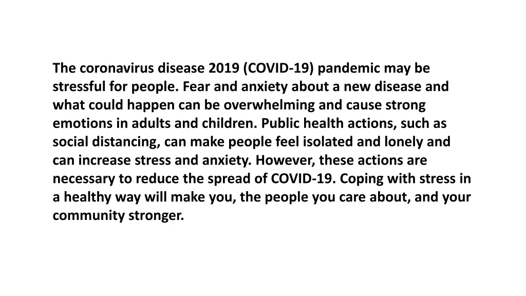 the coronavirus disease 2019 covid 19 pandemic