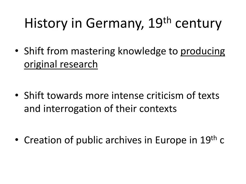 history in germany 19 th century