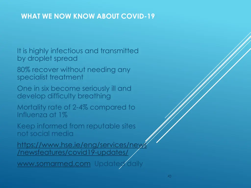 what we now know about covid 19 1
