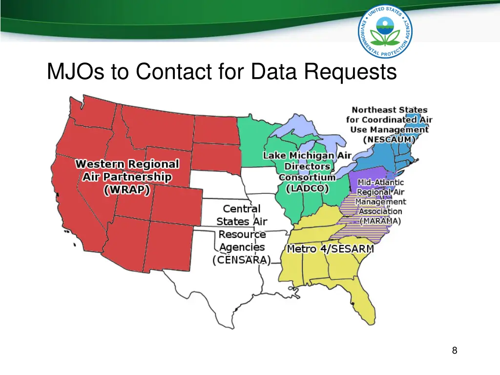 mjos to contact for data requests