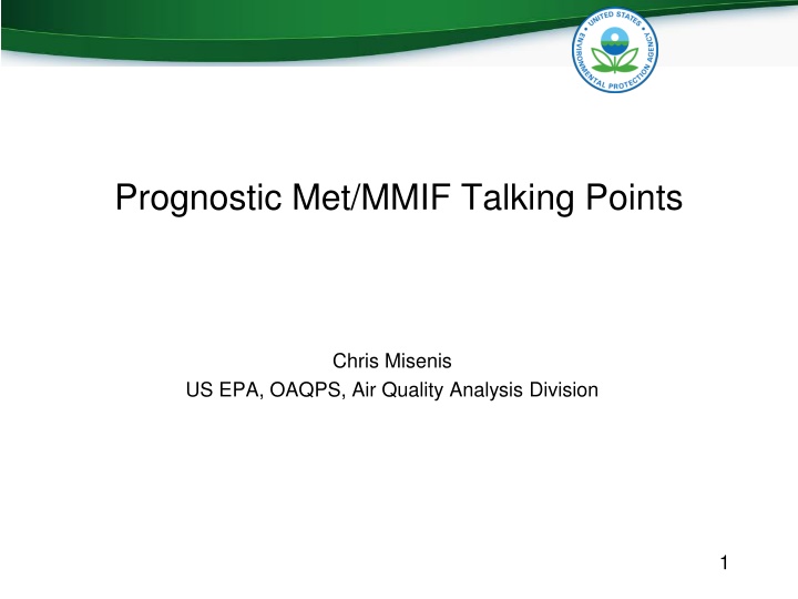 prognostic met mmif talking points