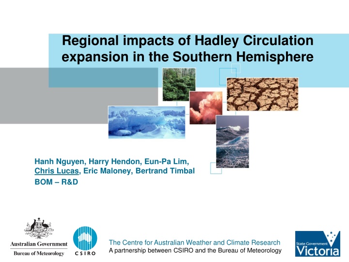 regional impacts of hadley circulation expansion