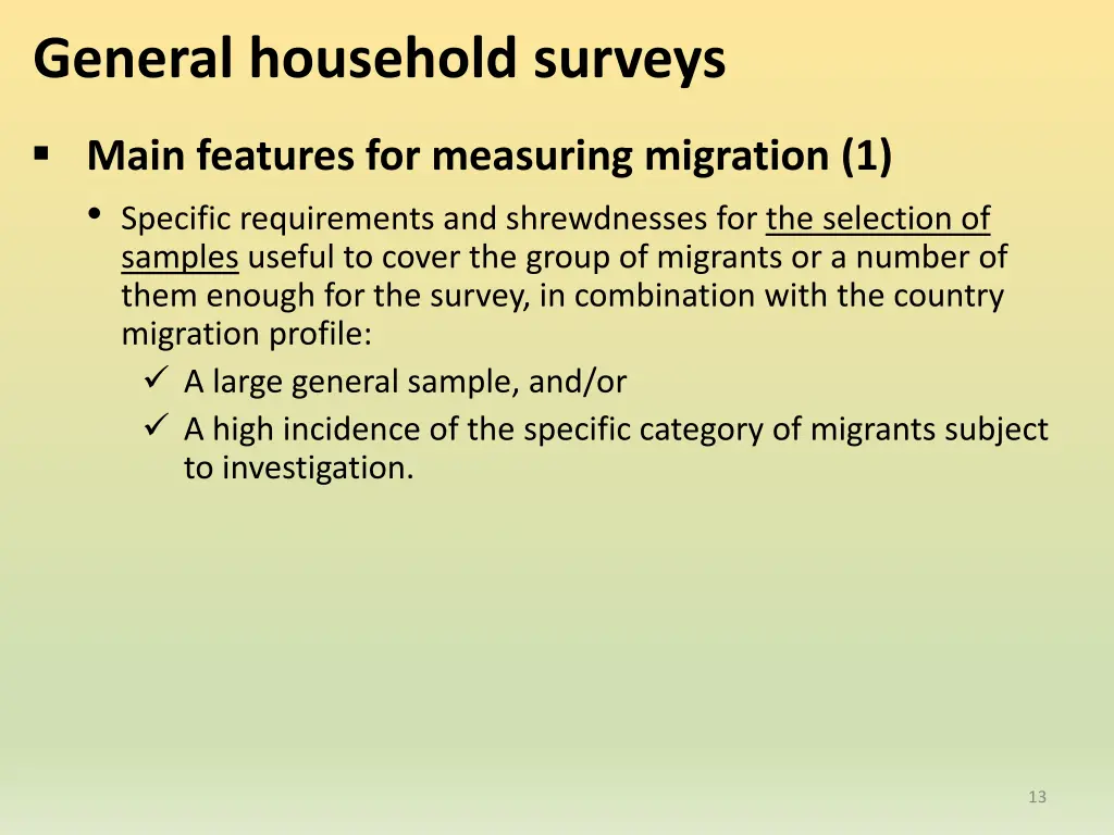 general household surveys 1