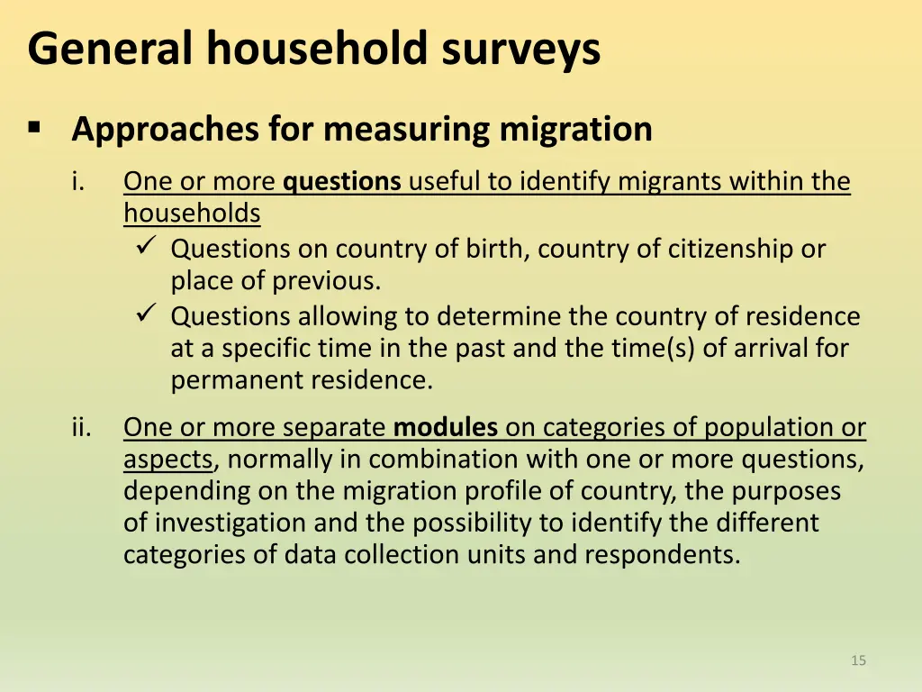 general household surveys 3