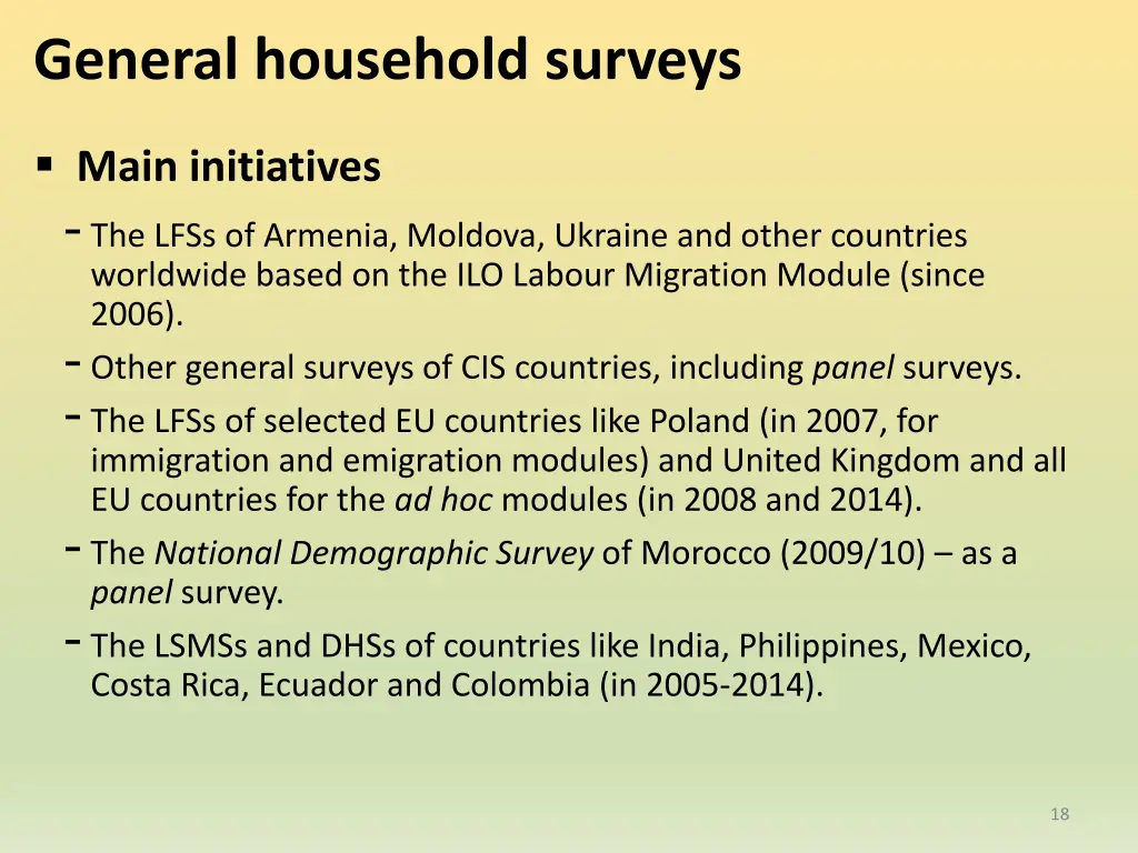 general household surveys 6