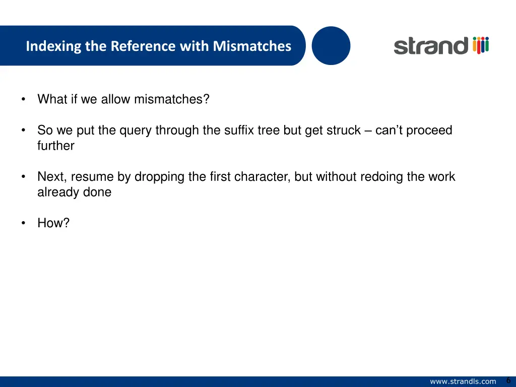indexing the reference with mismatches