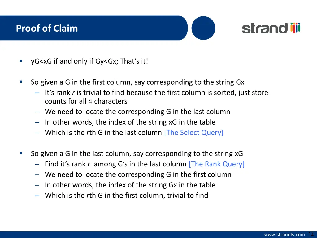 proof of claim